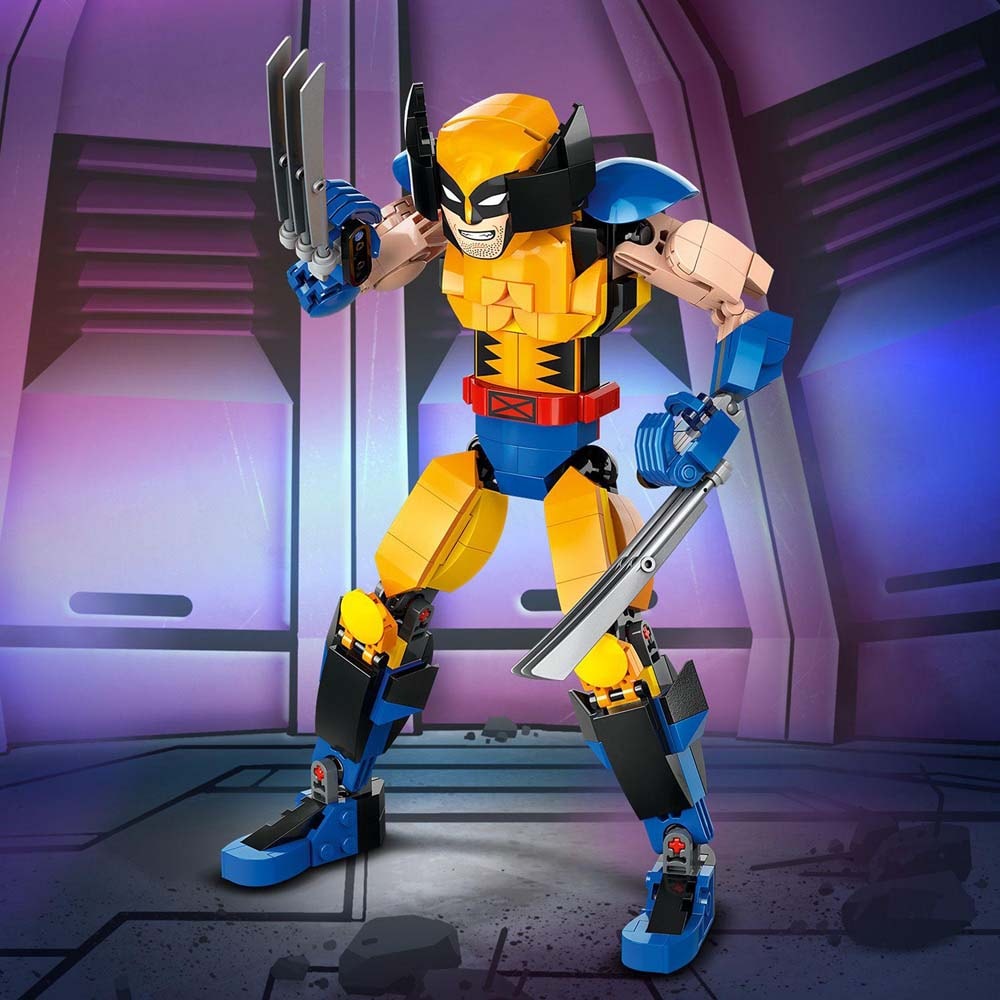 LEGO Super Heroes: Figurina de constructie Wolverine 76257, 8 ani+, 327 piese
