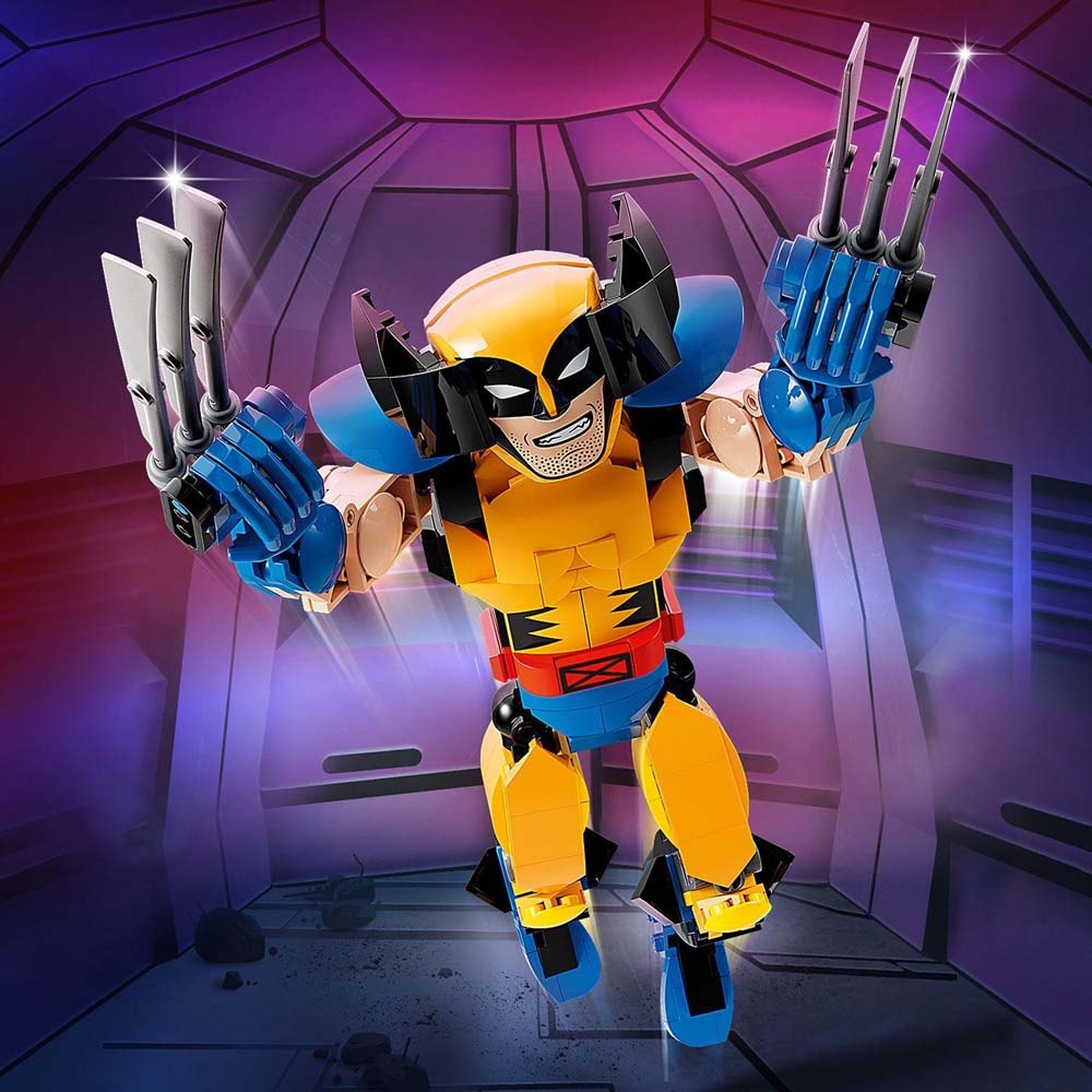 LEGO Super Heroes: Figurina de constructie Wolverine 76257, 8 ani+, 327 piese