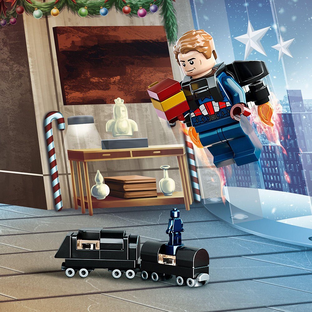 LEGO Super Heroes: Calendar de advent Avengers 76267, 7 ani+, 243 piese