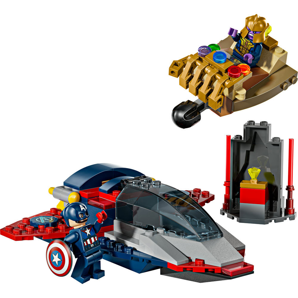 LEGO Marvel: Capitanul America vs Thanos 76319, 4 ani+, 107 piese
