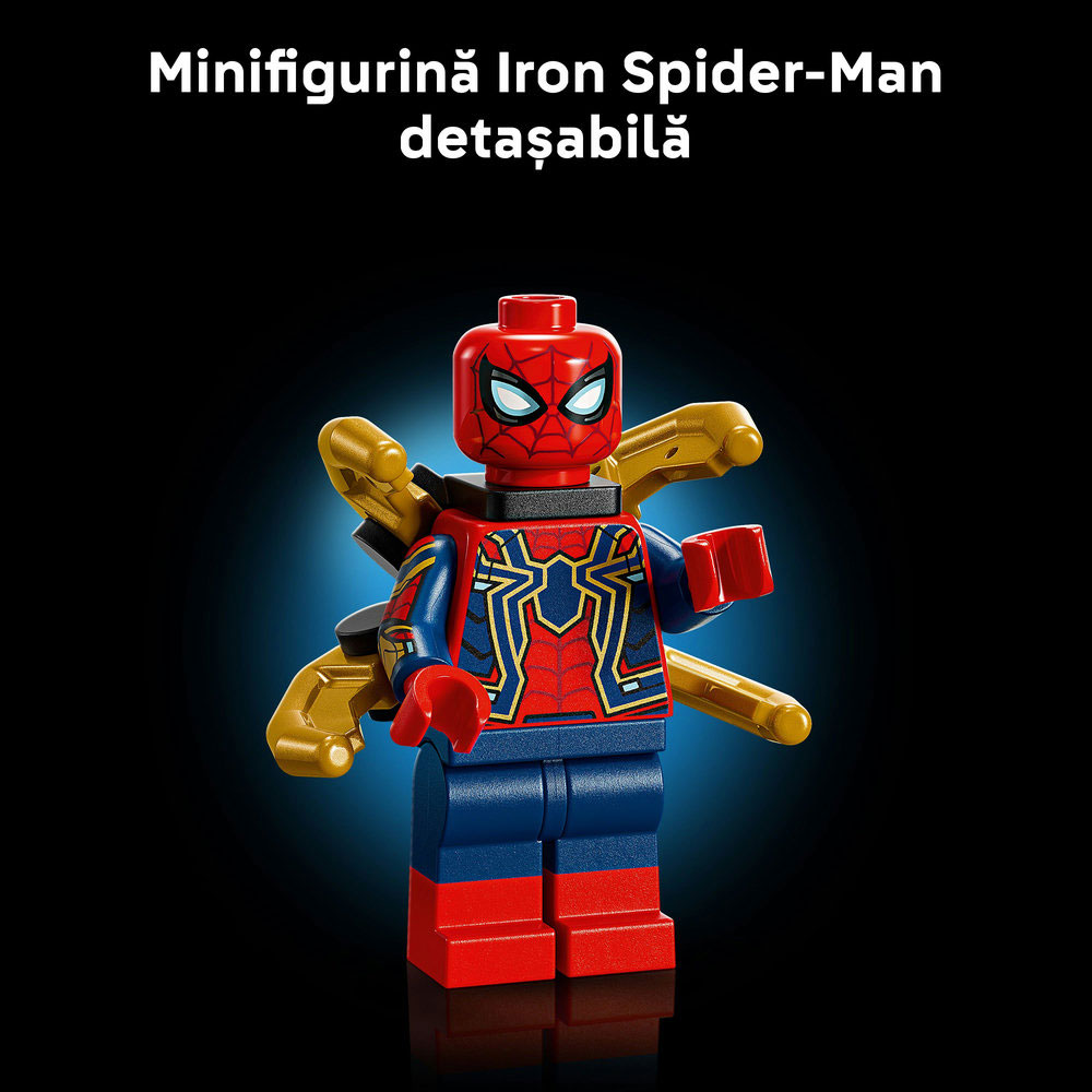 LEGO Marvel: Bustul lui Iron Spider-Man 76326, 18 ani+, 379 piese