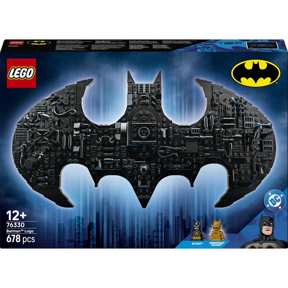 LEGO DC: Logoul Batman 76330, 12 ani+, 678 piese