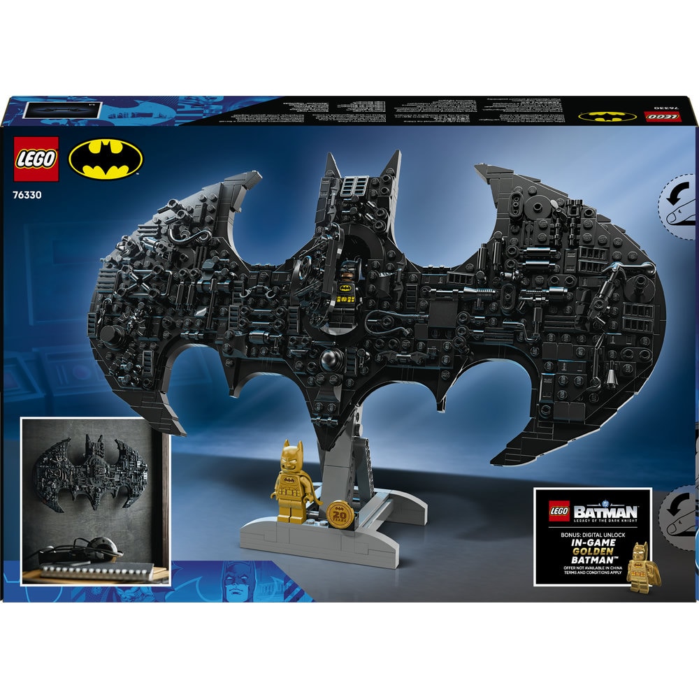 LEGO DC: Logoul Batman 76330, 12 ani+, 678 piese