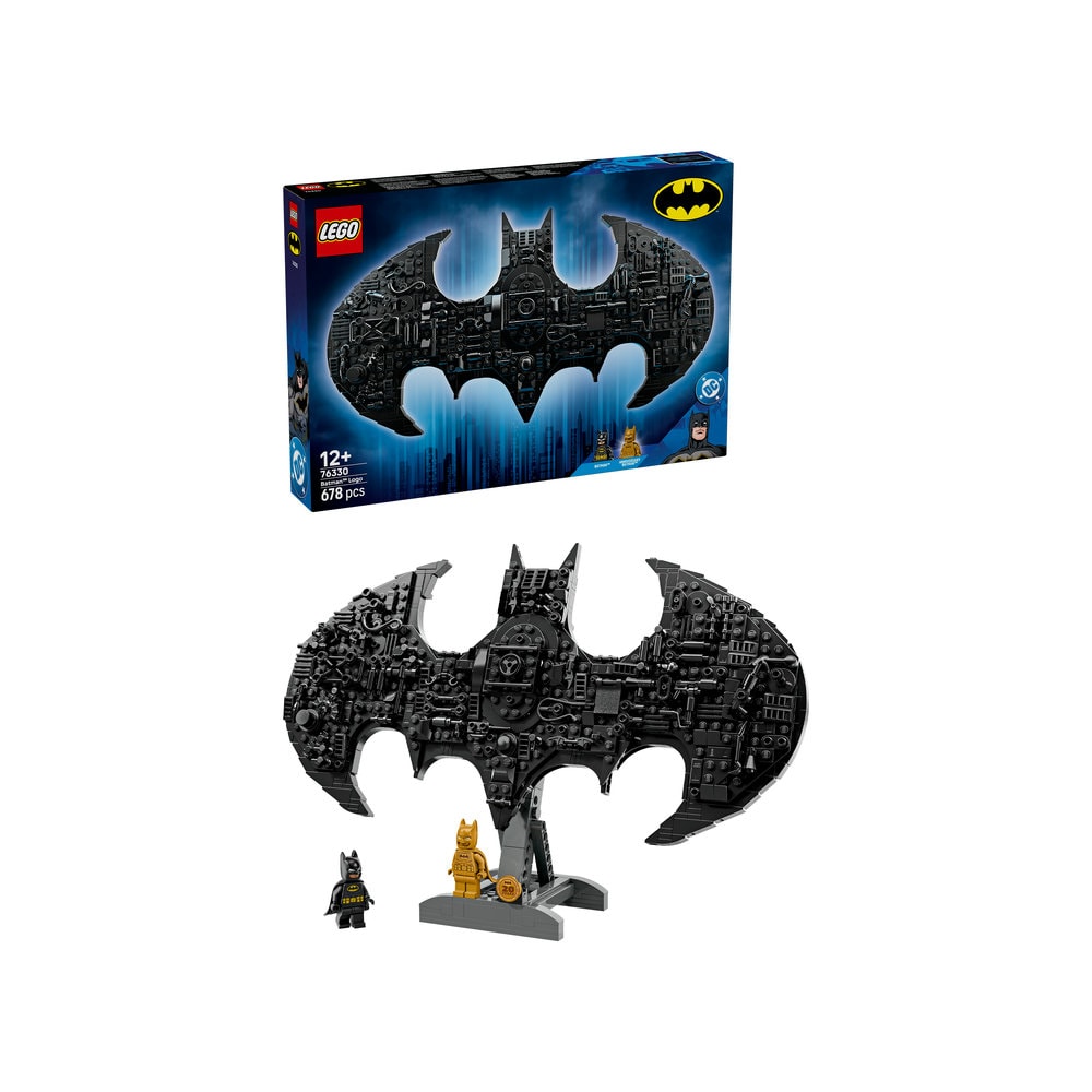 LEGO DC: Logoul Batman 76330, 12 ani+, 678 piese