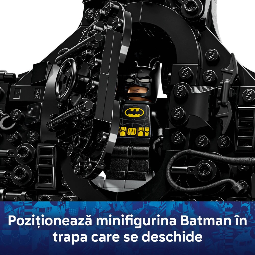 LEGO DC: Logoul Batman 76330, 12 ani+, 678 piese