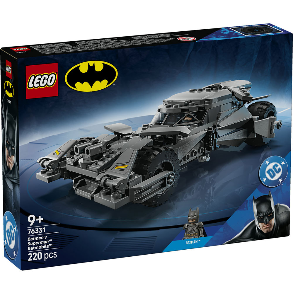 LEGO DC: Batmobilul din Batman vs Superman 76331, 9 ani+, 220 piese