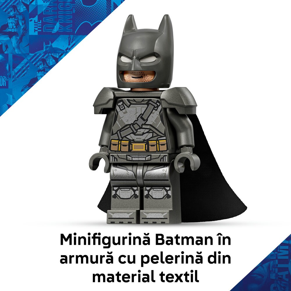 LEGO DC: Batmobilul din Batman vs Superman 76331, 9 ani+, 220 piese