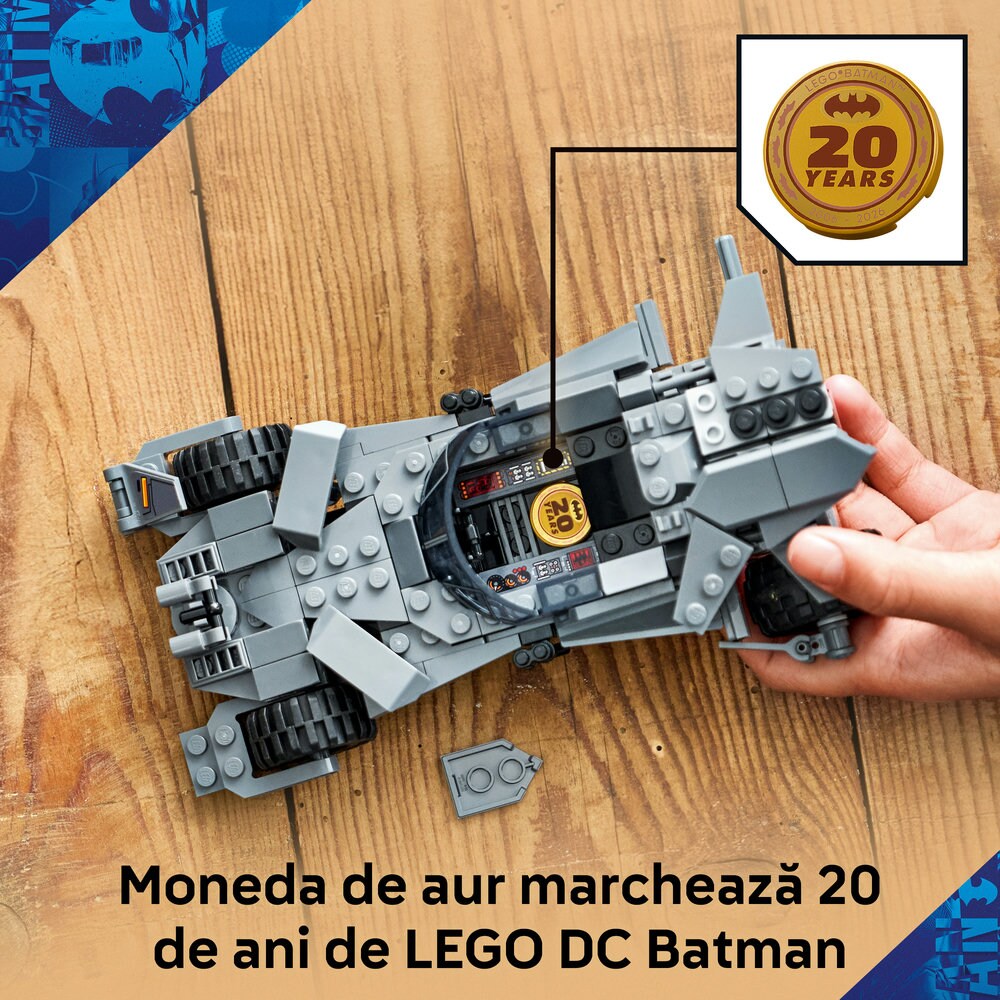 LEGO DC: Batmobilul din Batman vs Superman 76331, 9 ani+, 220 piese