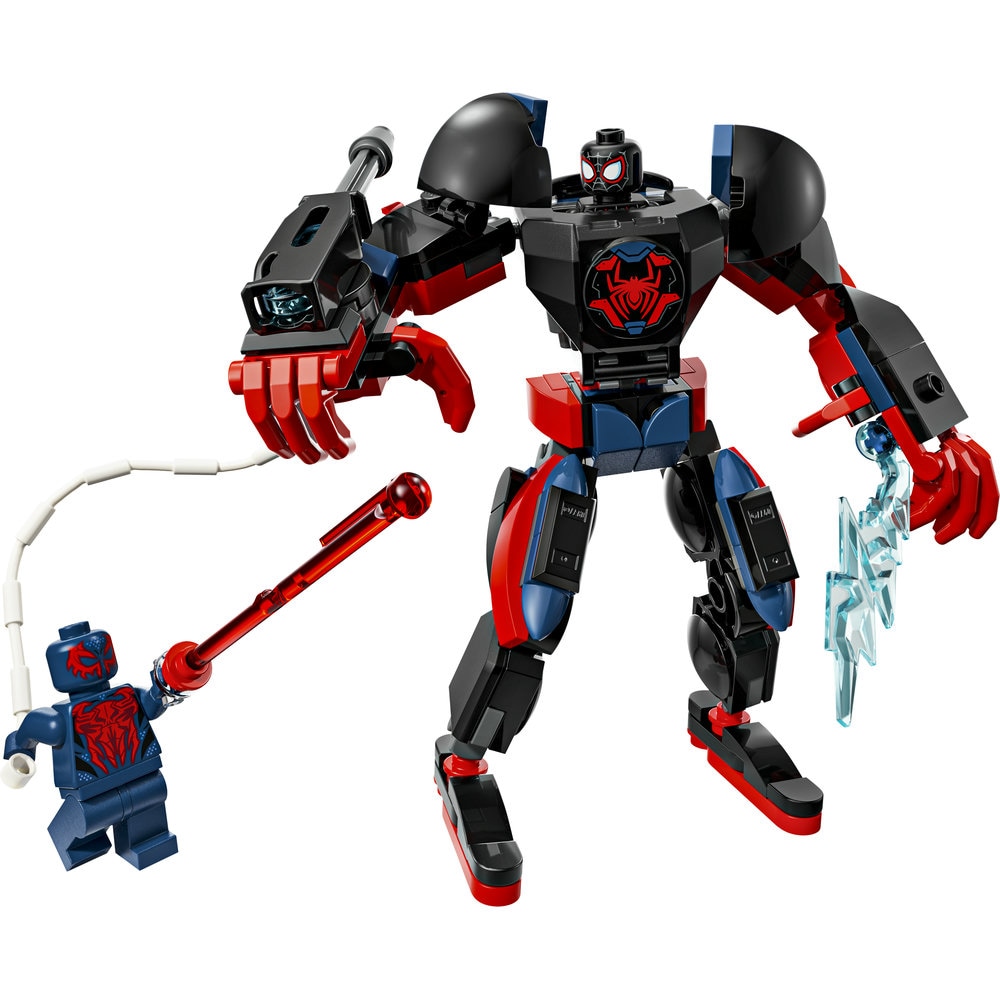 LEGO Marvel: Robotul lui Miles Morales vs Omul Paianjen 2099 76337, 6 ani+, 135 piese