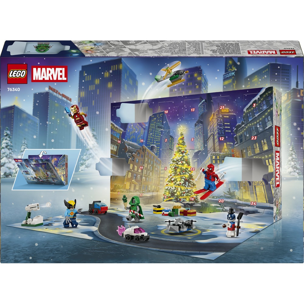 LEGO Marvel: Calendar de advent 2026 76340, 6 ani+, 317 piese
