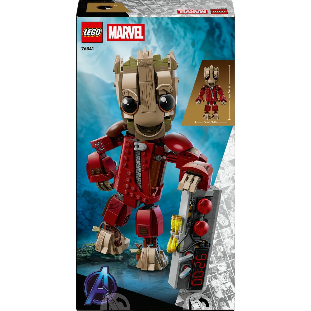 LEGO Super Heroes: Groot in uniforma Ravager 76341, 10 ani+, 604 piese
