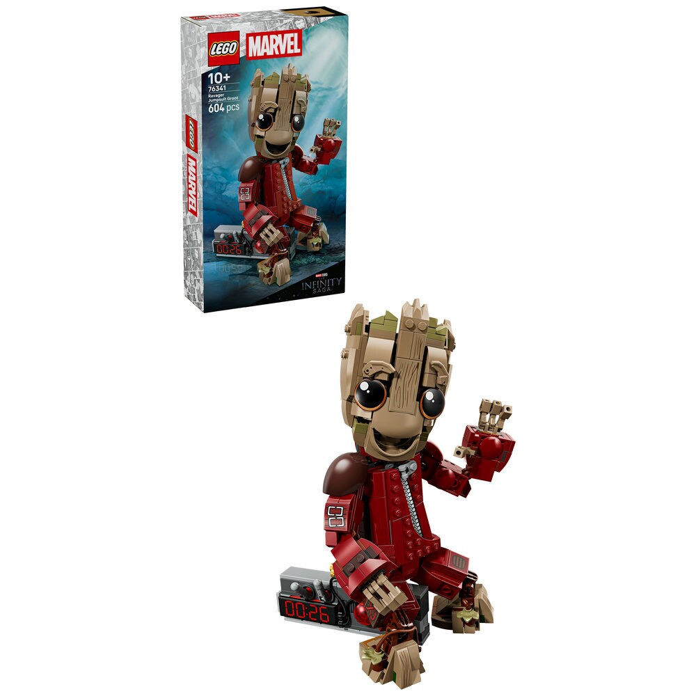 LEGO Super Heroes: Groot in uniforma Ravager 76341, 10 ani+, 604 piese