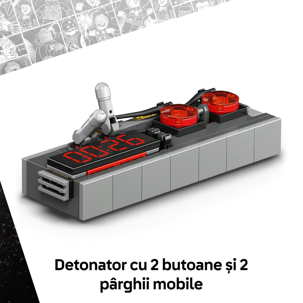 LEGO Super Heroes: Groot in uniforma Ravager 76341, 10 ani+, 604 piese