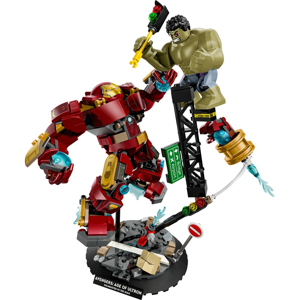LEGO Marvel: Batalie memorabila - Hulkbuster vs Hulk 76343, 9 ani+, 413 piese