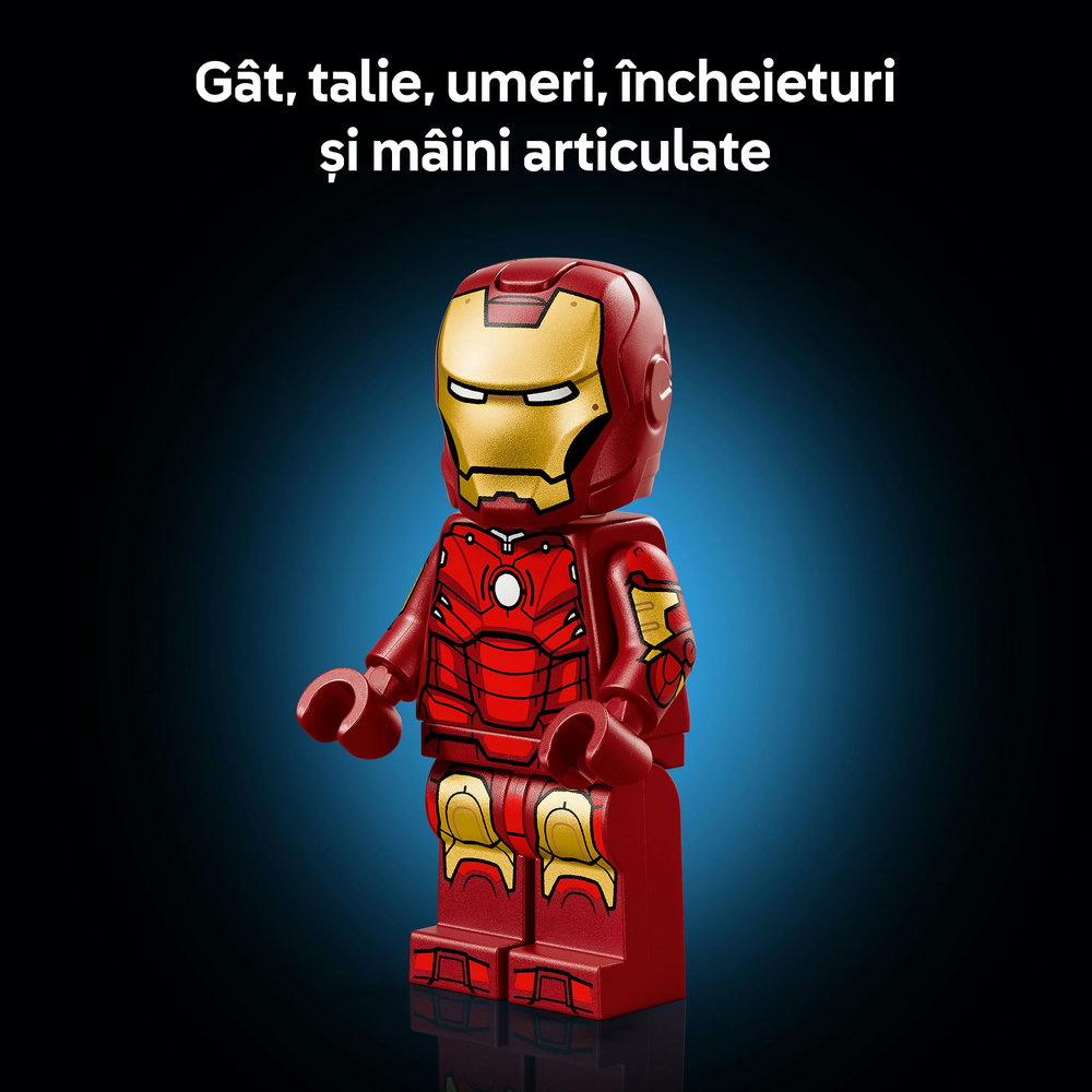 LEGO Iconic: Editia de colectie Iron Man Mark 3 76344, 18 ani+, 1297 piese