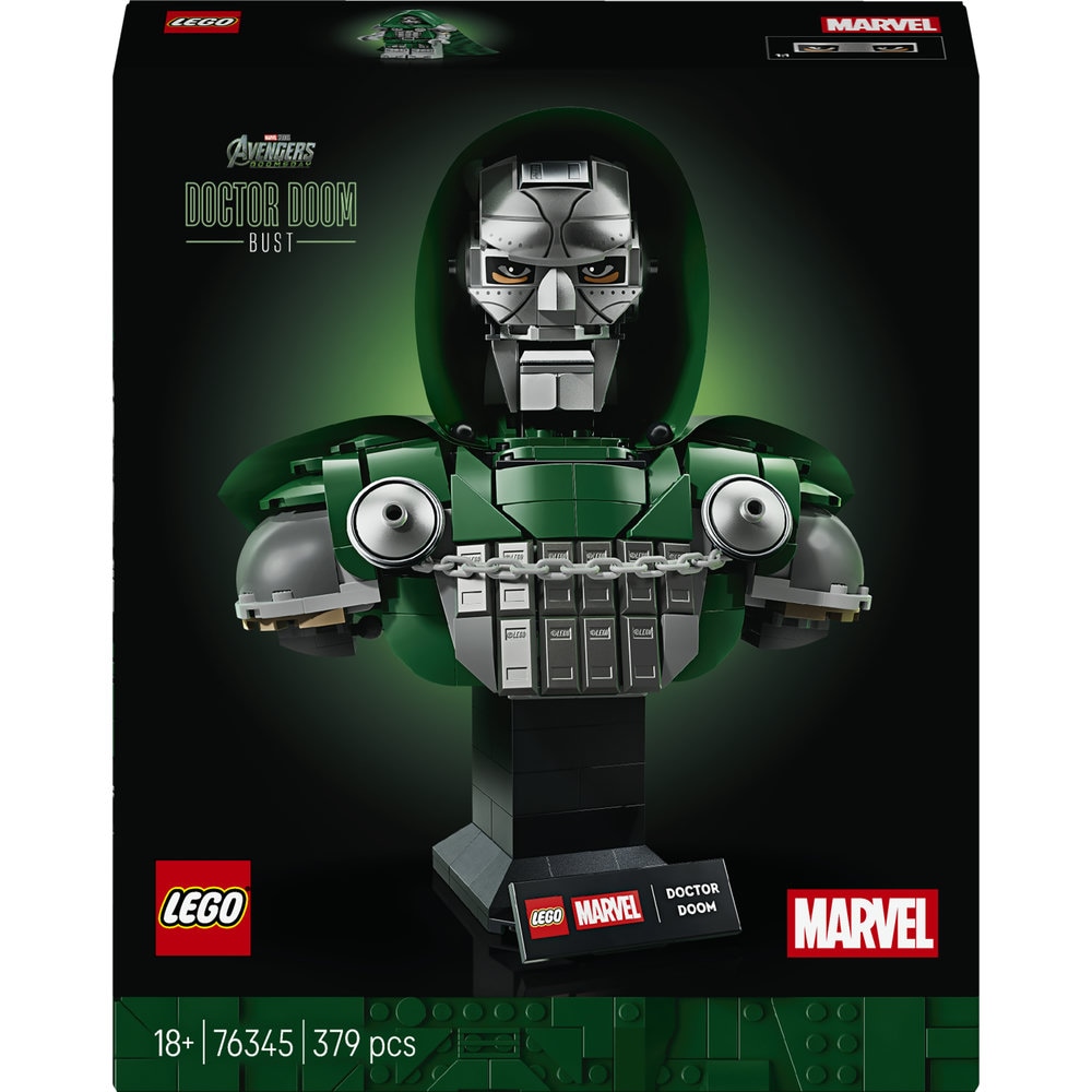 LEGO Marvel: Bustul Doctorului Doom 76345, 18 ani+, 379 piese