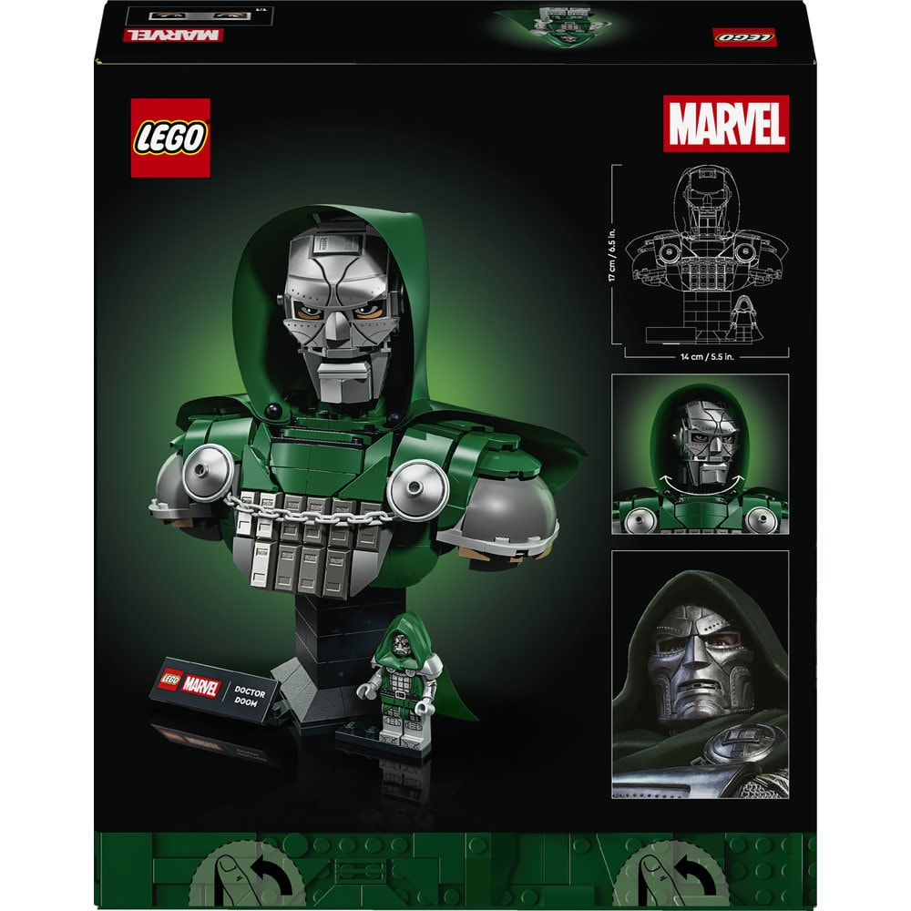 LEGO Marvel: Bustul Doctorului Doom 76345, 18 ani+, 379 piese