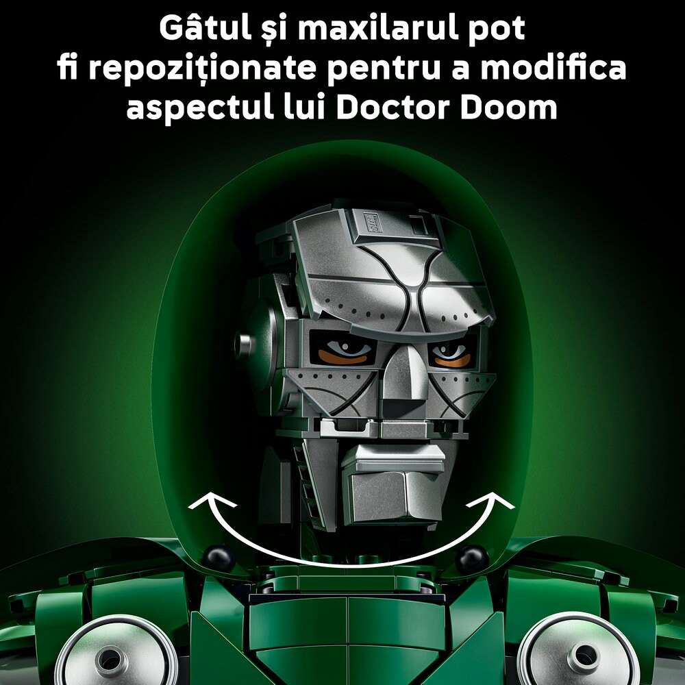 LEGO Marvel: Bustul Doctorului Doom 76345, 18 ani+, 379 piese