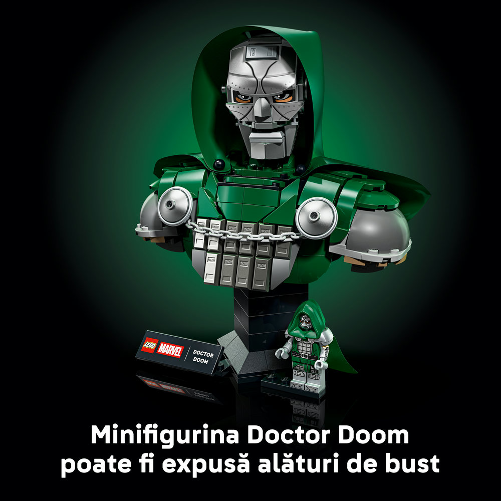 LEGO Marvel: Bustul Doctorului Doom 76345, 18 ani+, 379 piese
