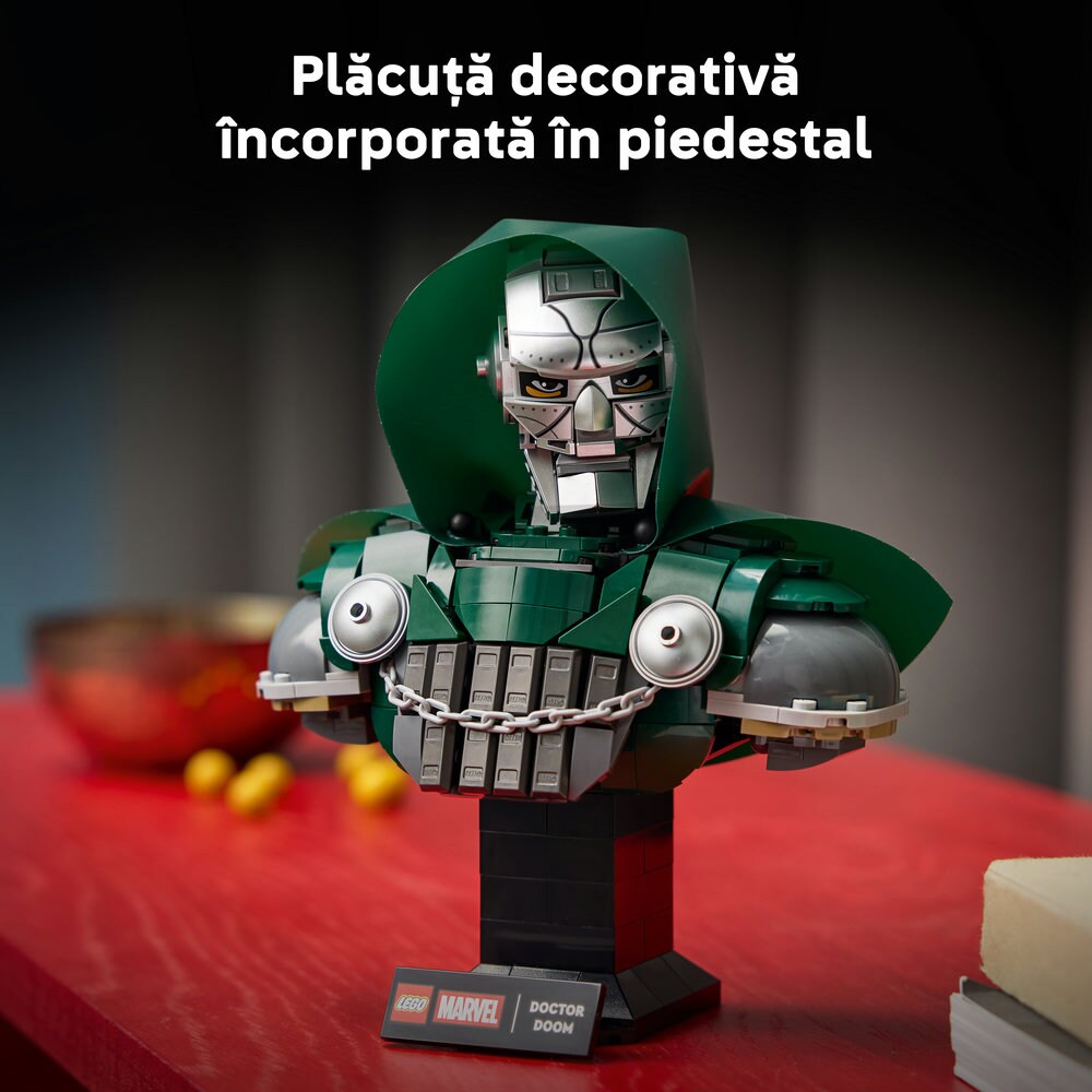 LEGO Marvel: Bustul Doctorului Doom 76345, 18 ani+, 379 piese