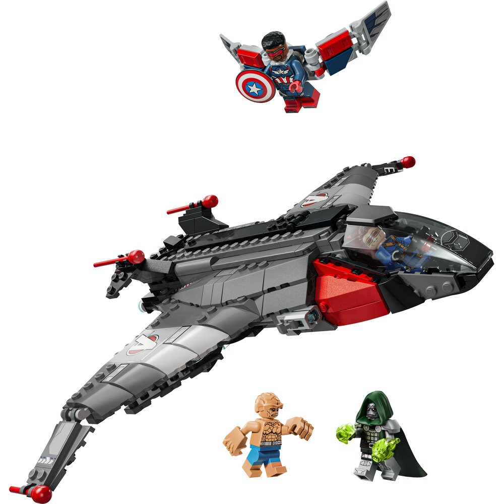 LEGO Marvel: Avengers - Doomsday Quinjet 76347, 9 ani+, 433 piese