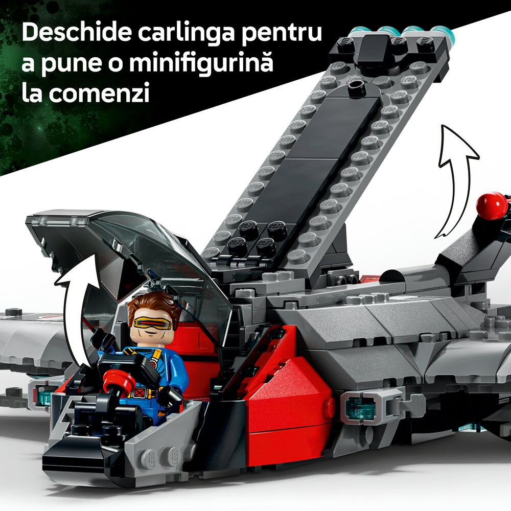 LEGO Marvel: Avengers - Doomsday Quinjet 76347, 9 ani+, 433 piese