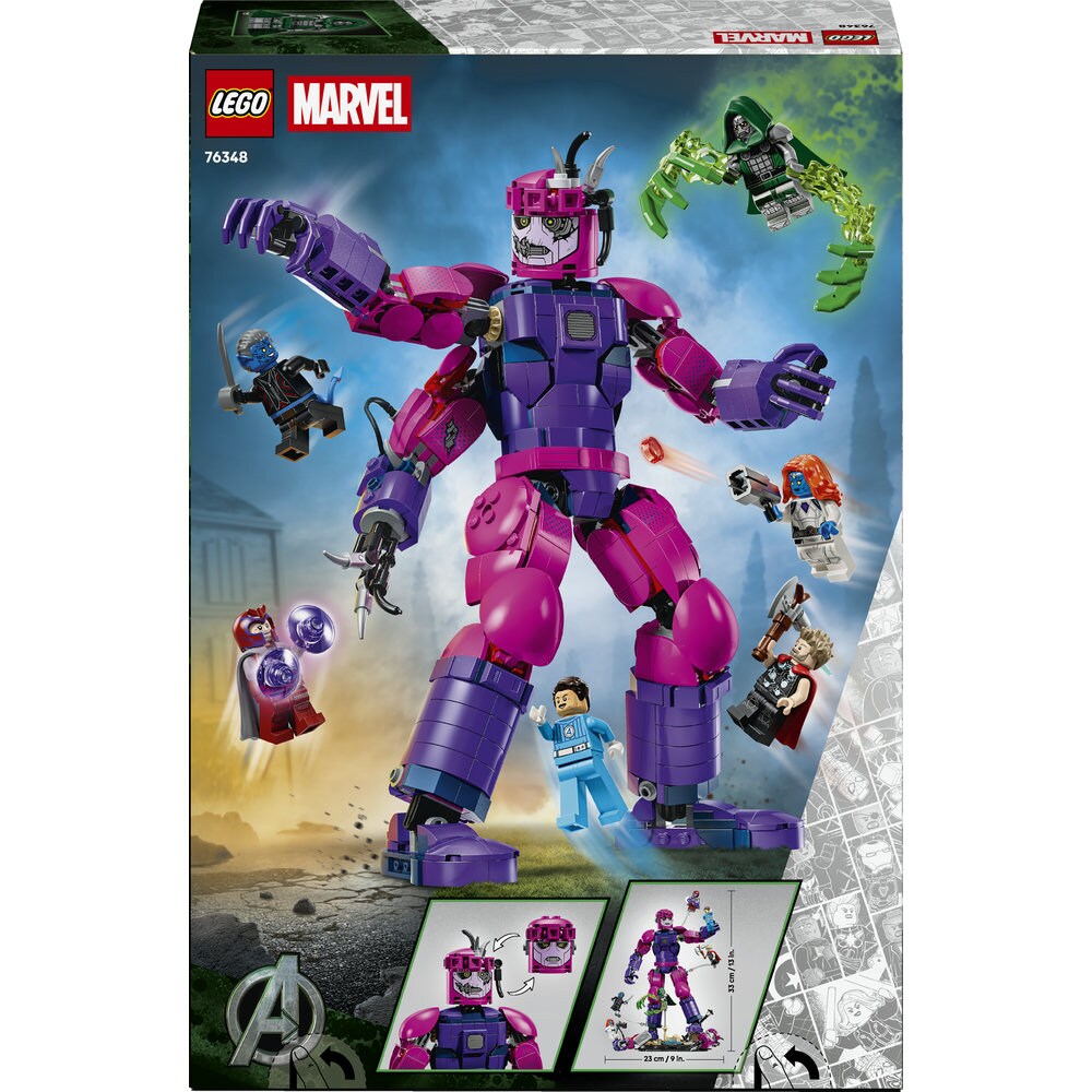 LEGO Marvel: Batalie memorabila - Avengers Doomsday 76348, 9 ani+, 846 piese