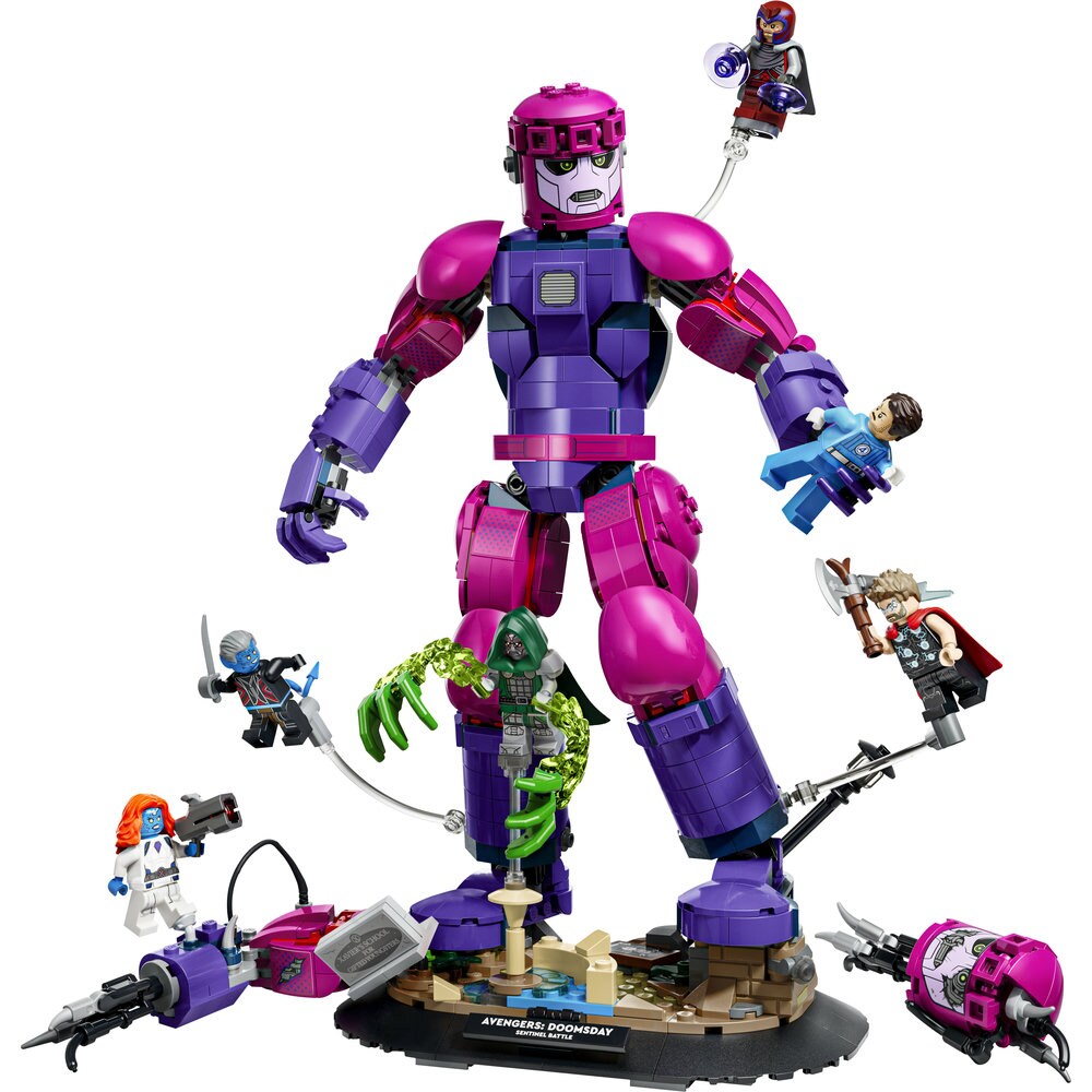 LEGO Marvel: Batalie memorabila - Avengers Doomsday 76348, 9 ani+, 846 piese