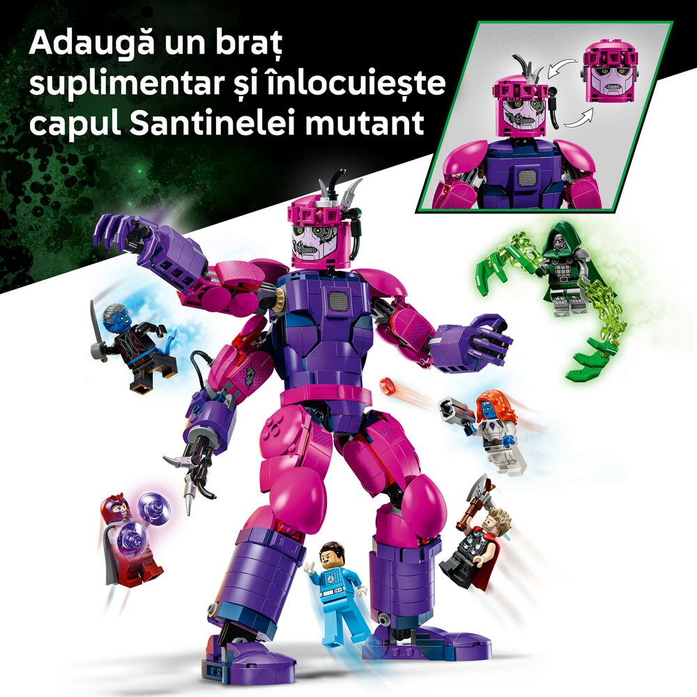 LEGO Marvel: Batalie memorabila - Avengers Doomsday 76348, 9 ani+, 846 piese