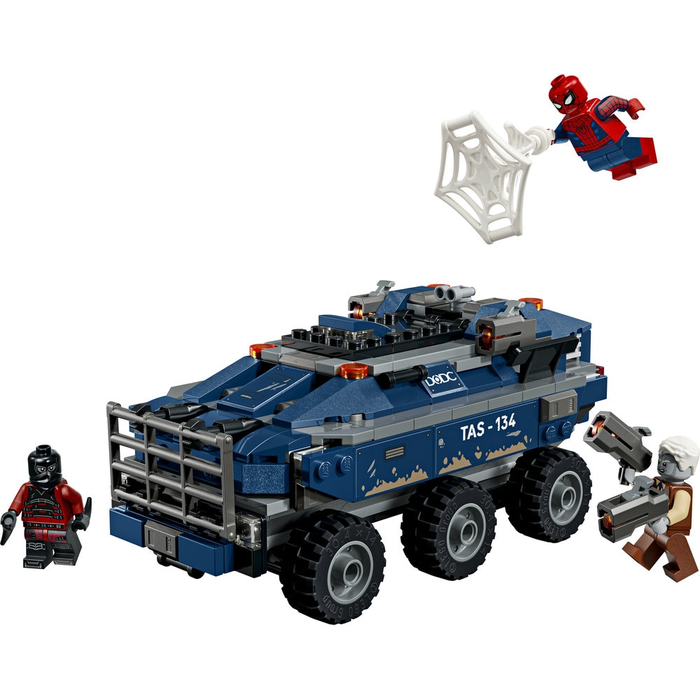 LEGO Marvel: Urmarire cu Omul Paianjen si masina inchisorii 76349, 8 ani+, 367 piese