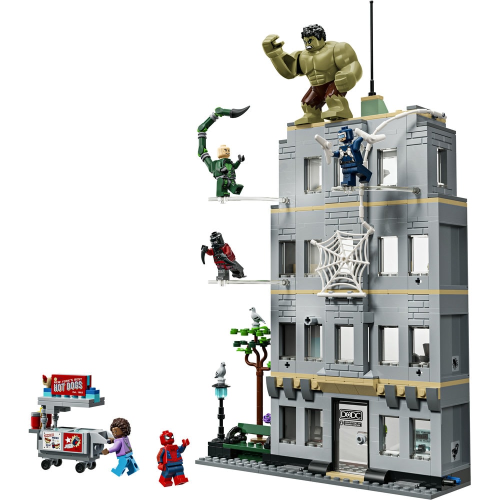 LEGO Marvel: Confruntarea memorabila dintre Omul-Paianjen si Hulk 76350, 8 ani+, 534 piese