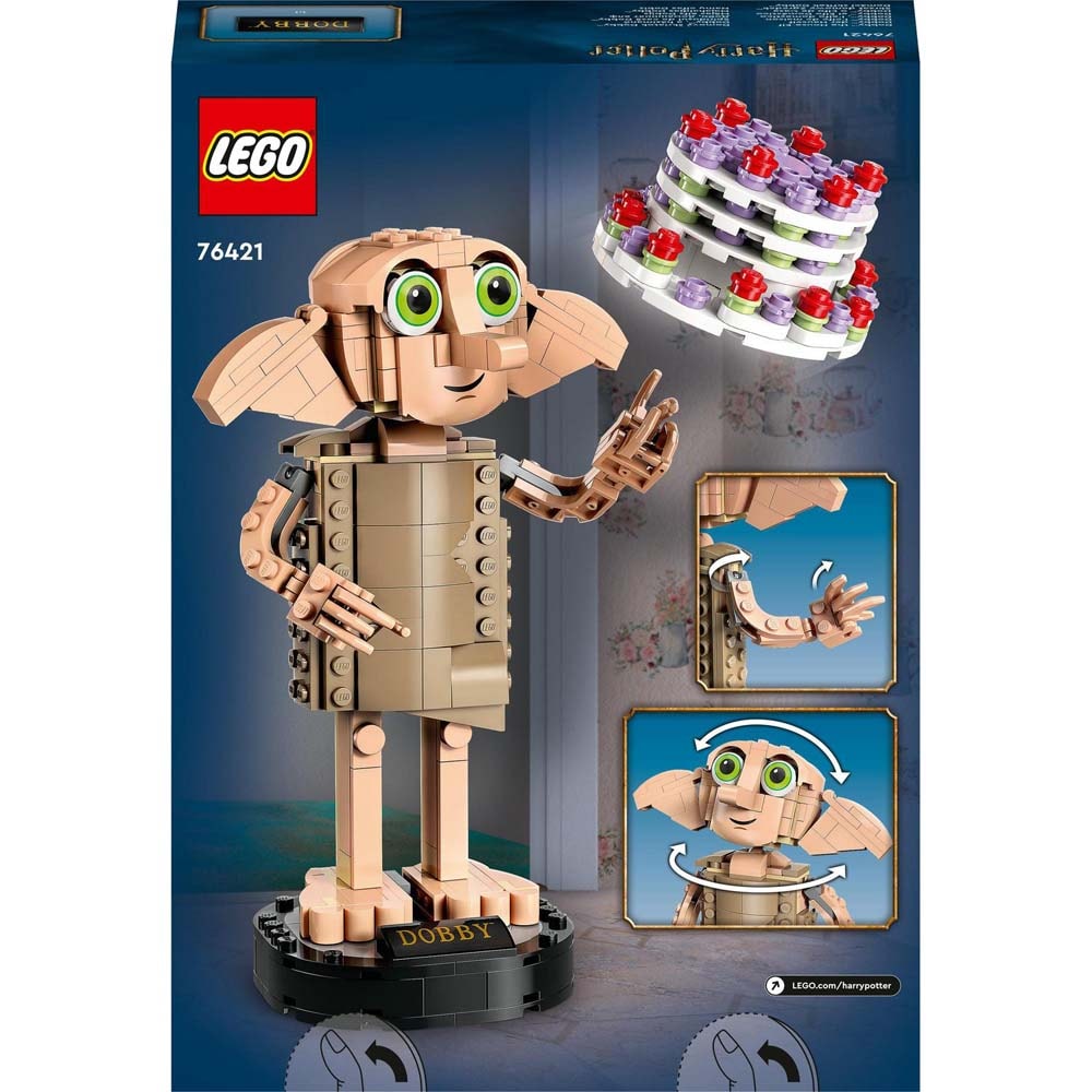 LEGO Harry Potter: Spiridusul de casa Dobby 76421, 8 ani+, 403 piese