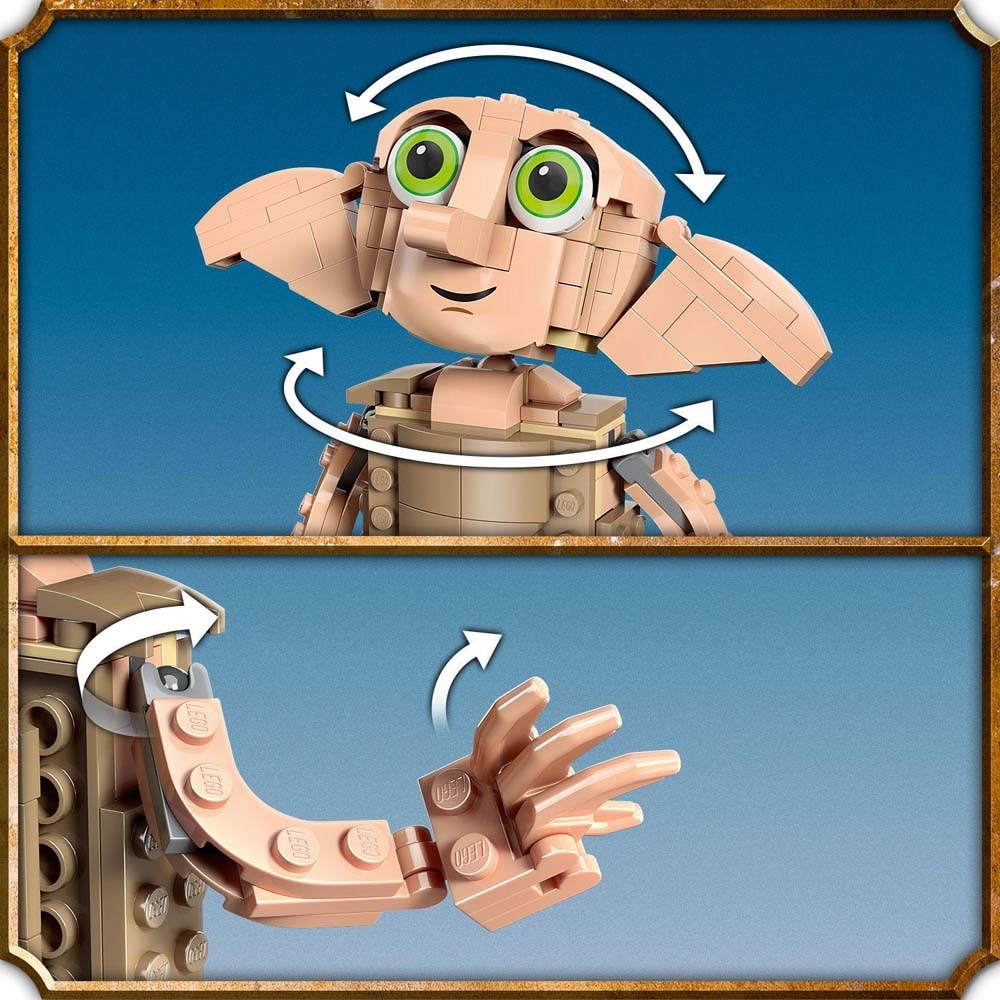 LEGO Harry Potter: Spiridusul de casa Dobby 76421, 8 ani+, 403 piese