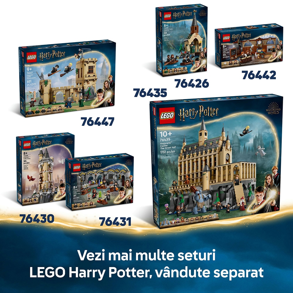 LEGO Harry Potter: Aventura cu Knight Bus 76446, 7 ani+, 499 piese