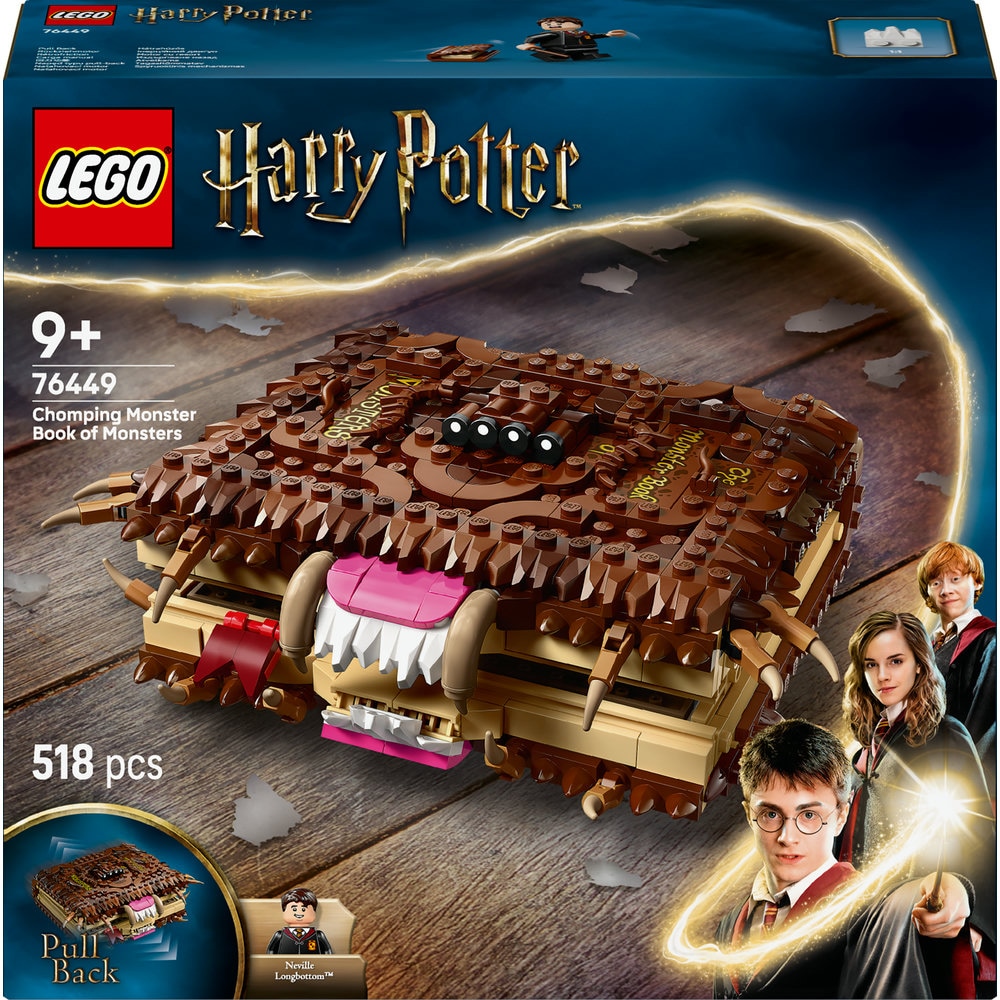 LEGO Harry Potter: Cartea monstrilor - Colti de monstru 76449, 9 ani+, 518 piese