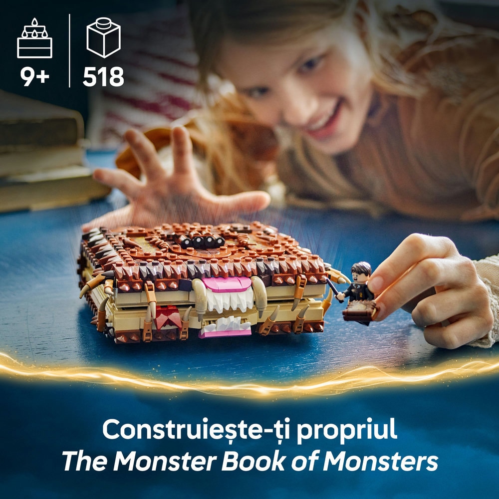 LEGO Harry Potter: Cartea monstrilor - Colti de monstru 76449, 9 ani+, 518 piese