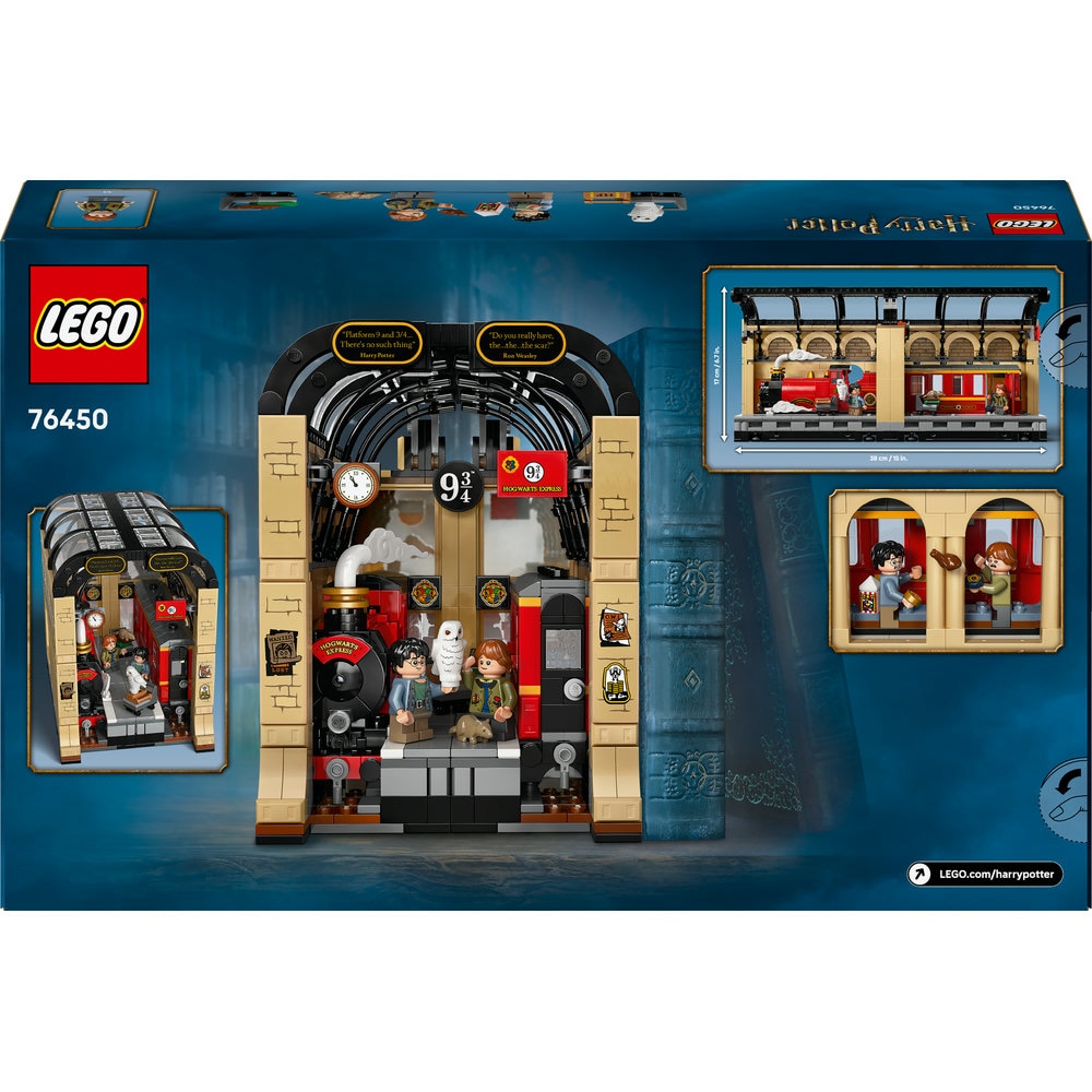 LEGO Harry Potter: Coltul cu carti - Expresul Hogwarts 76450, 8 ani+, 832 piese
