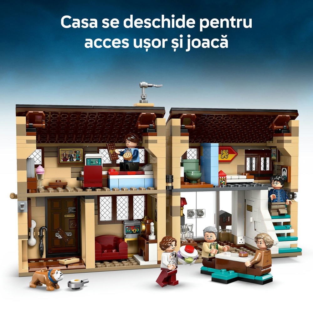 LEGO Harry Potter: Privet Drive - Vizita matusii Marge 76451, 8 ani+, 639 piese