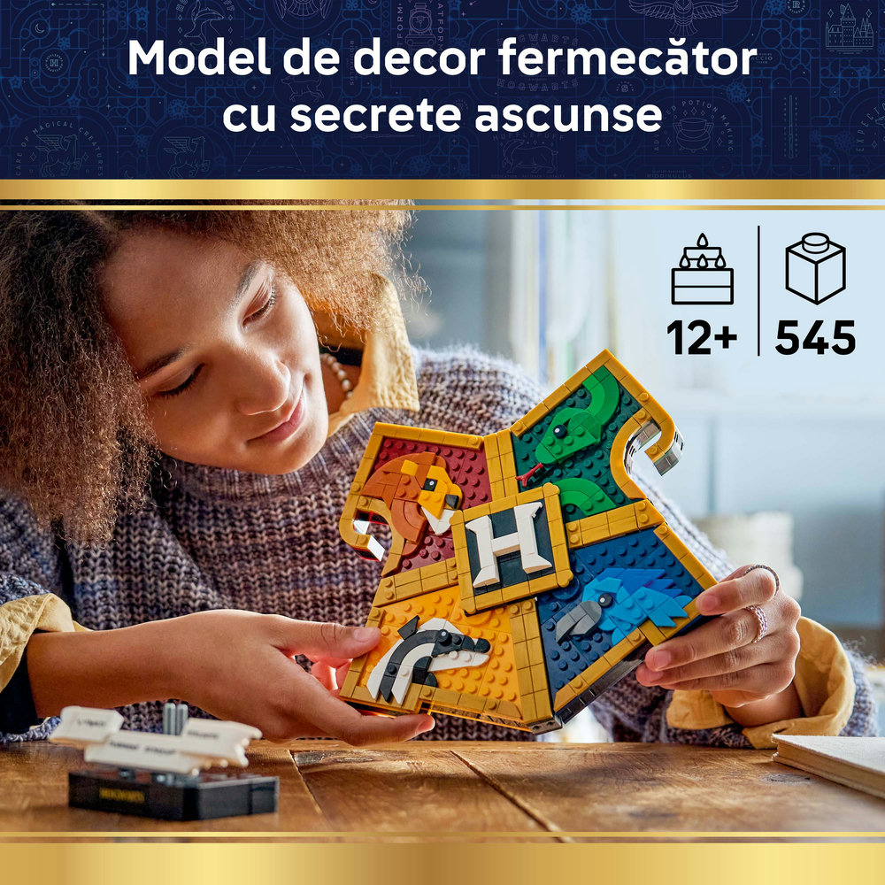 LEGO Harry Potter: Blazonul caselor de la Hogwarts 76462, 12 ani+, 545 piese