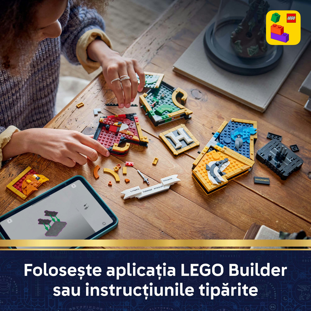 LEGO Harry Potter: Blazonul caselor de la Hogwarts 76462, 12 ani+, 545 piese
