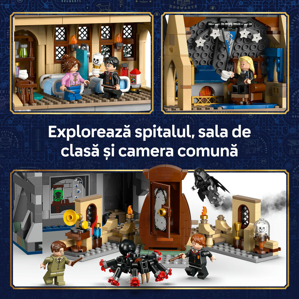 LEGO Harry Potter: Castelul Hogwarts - Aripa spitalului 76463, 9 ani+, 907 piese
