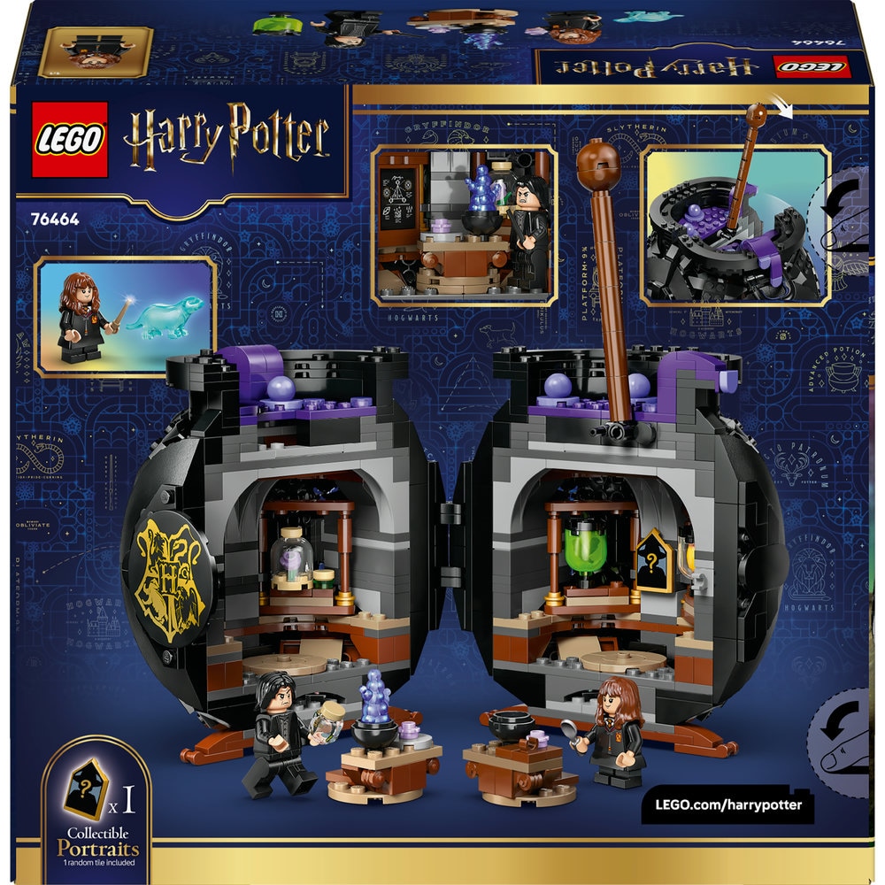 LEGO Harry Potter: Cazanul - Lectia de potiuni secrete 76464, 10 ani+, 652 piese