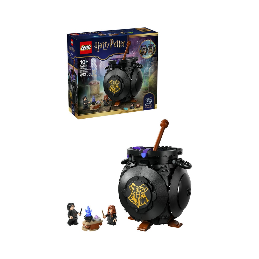 LEGO Harry Potter: Cazanul - Lectia de potiuni secrete 76464, 10 ani+, 652 piese