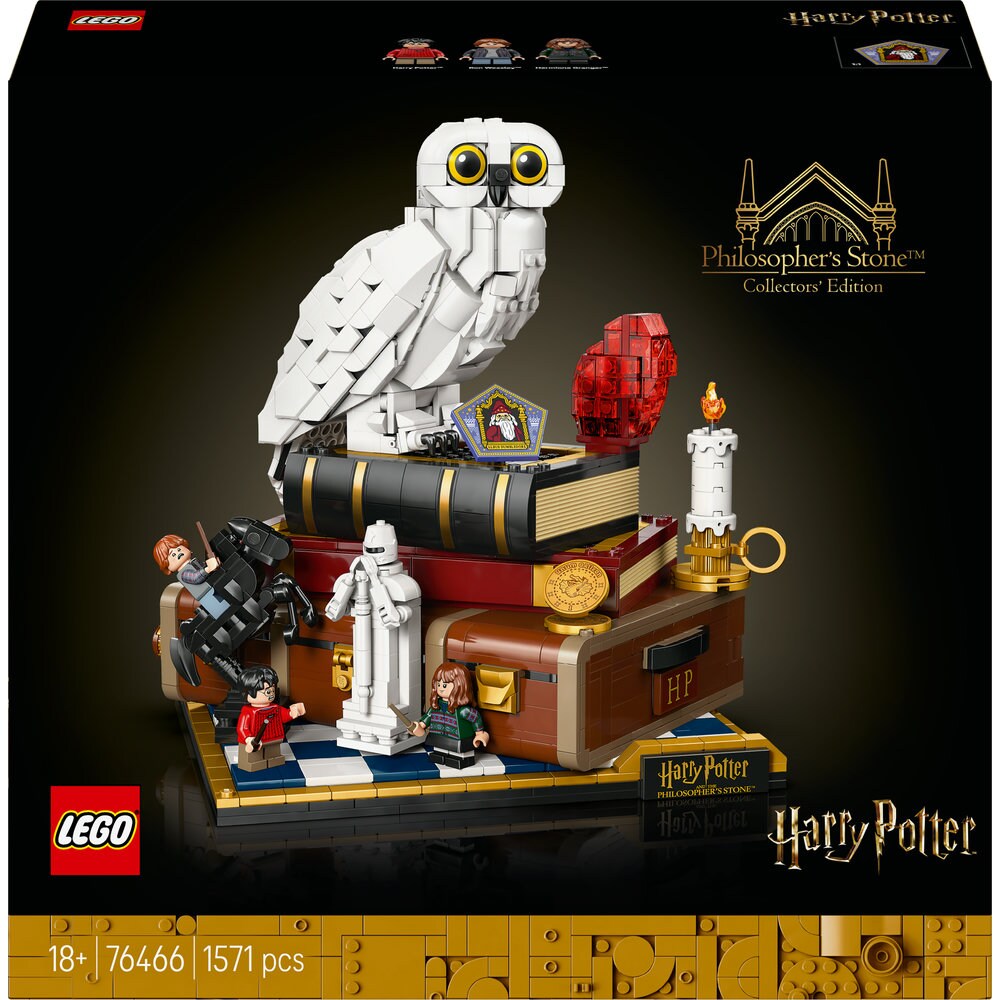 LEGO Harry Potter: Piatra filosofala  Editie de colectie 76466, 18 ani+, 1571 piese