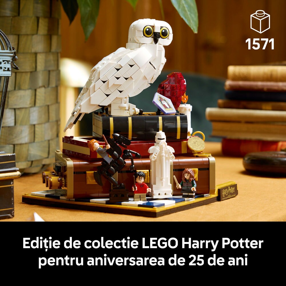 LEGO Harry Potter: Piatra filosofala  Editie de colectie 76466, 18 ani+, 1571 piese