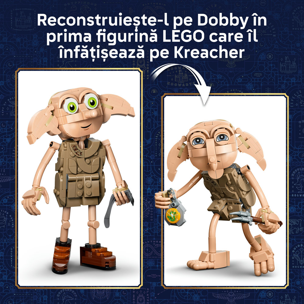 LEGO Harry Potter: Dobby spiridusul liber 76469, 8 ani+, 379 piese