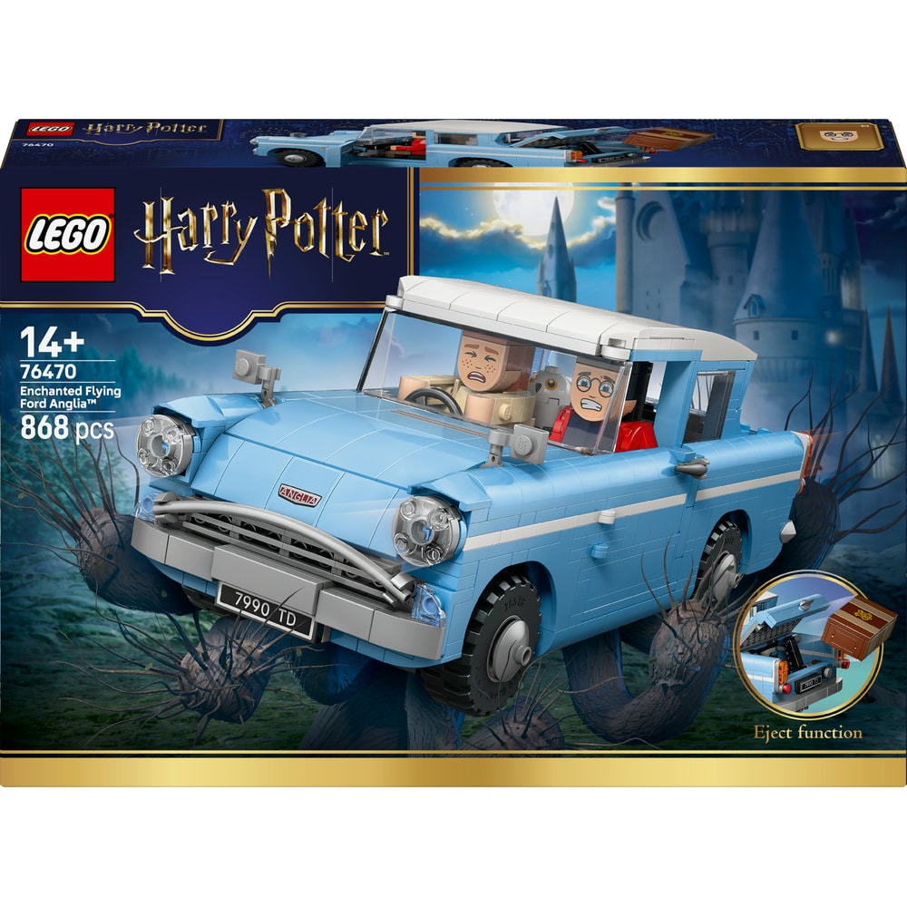 LEGO Harry Potter: Ford Anglia zburator fermecat 76470, 14 ani+, 868 piese