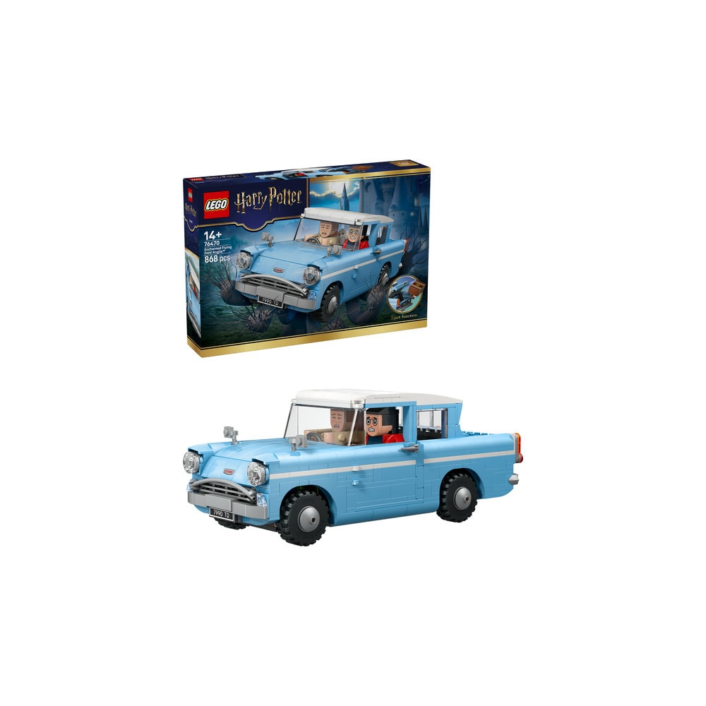 LEGO Harry Potter: Ford Anglia zburator fermecat 76470, 14 ani+, 868 piese