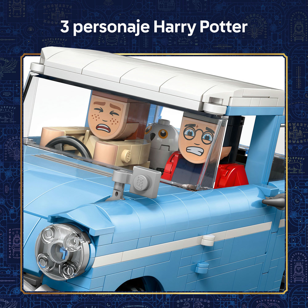 LEGO Harry Potter: Ford Anglia zburator fermecat 76470, 14 ani+, 868 piese