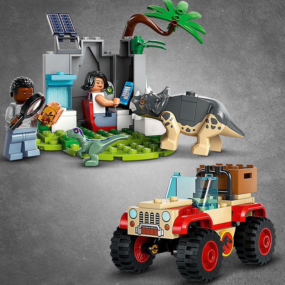 LEGO Jurassic World: Centru de salvare pentru pui de dinozaur 76963, 4 ani+, 139 piese